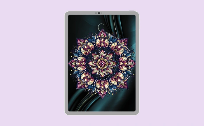 Wallpaper preview on tablet
