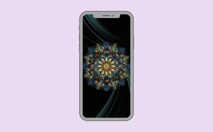 Wallpaper preview on smartphone