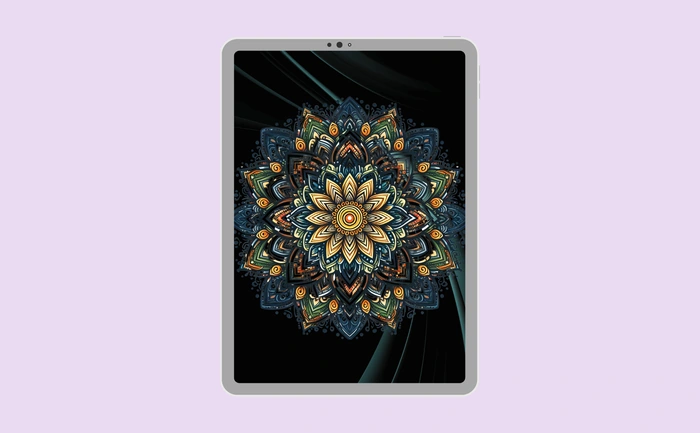 Wallpaper preview on tablet