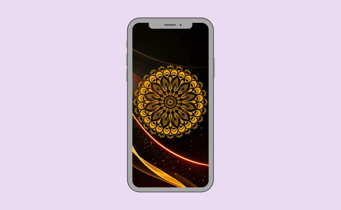 Wallpaper preview on smartphone
