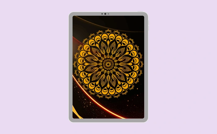 Wallpaper preview on tablet