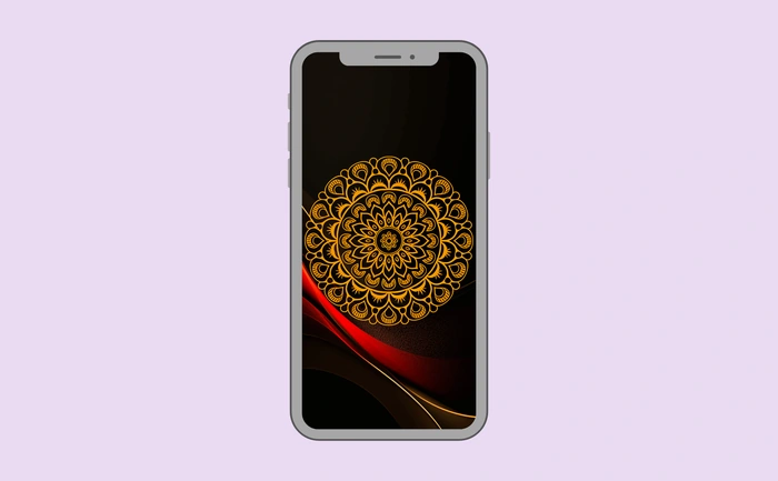 Wallpaper preview on smartphone