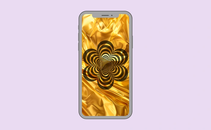 Wallpaper preview on smartphone