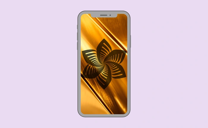 Wallpaper preview on smartphone