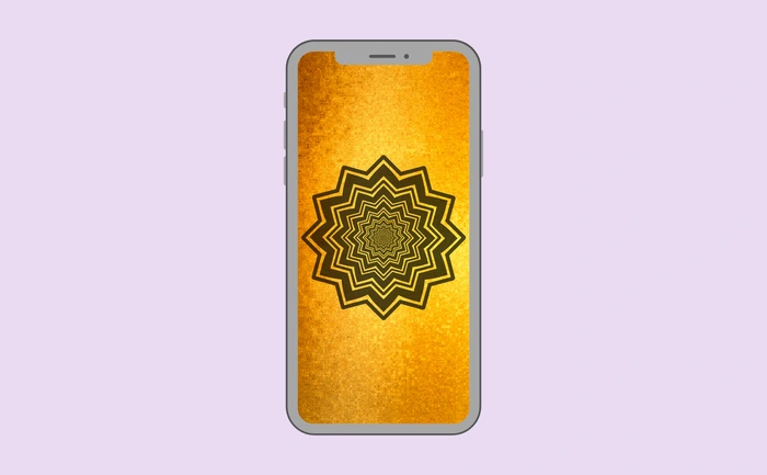 Wallpaper preview on smartphone