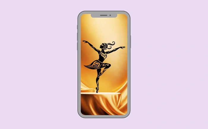Wallpaper preview on smartphone