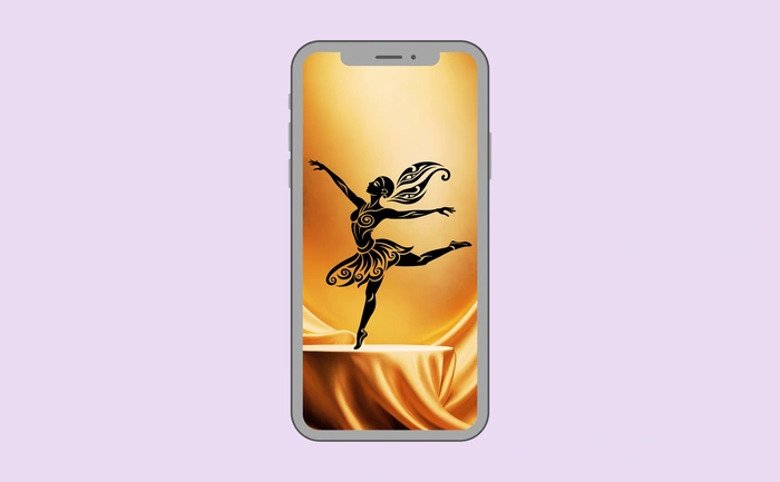 Wallpaper preview on smartphone