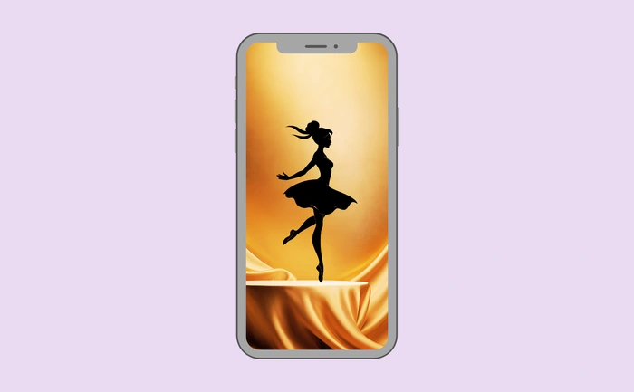 Wallpaper preview on smartphone