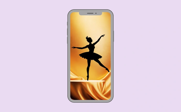 Wallpaper preview on smartphone