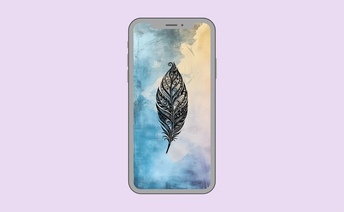 Wallpaper preview on smartphone