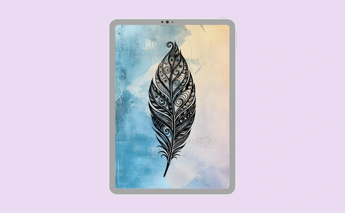 Wallpaper preview on tablet