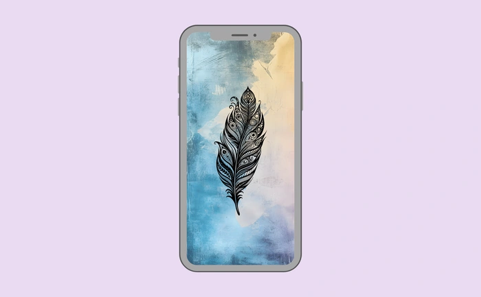 Wallpaper preview on smartphone