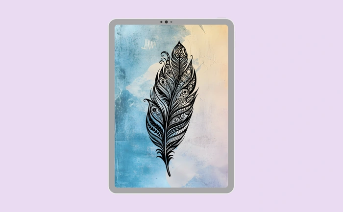 Wallpaper preview on tablet