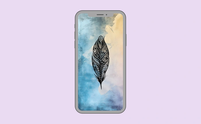 Wallpaper preview on smartphone