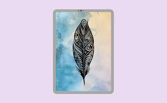 Wallpaper preview on tablet
