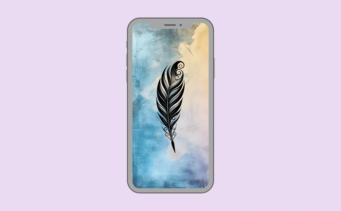Wallpaper preview on smartphone