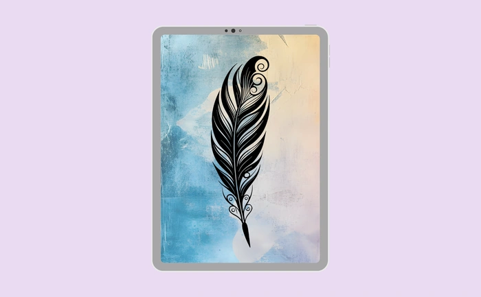 Wallpaper preview on tablet