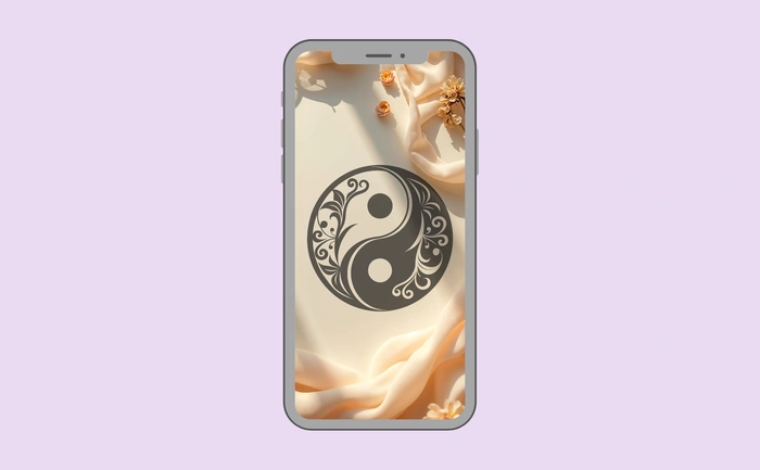 Wallpaper preview on smartphone