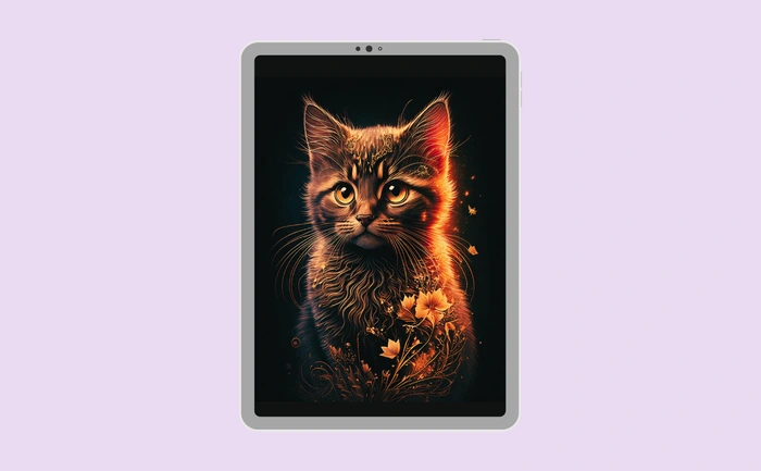 Wallpaper preview on tablet