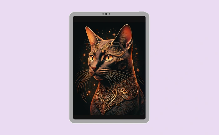Wallpaper preview on tablet