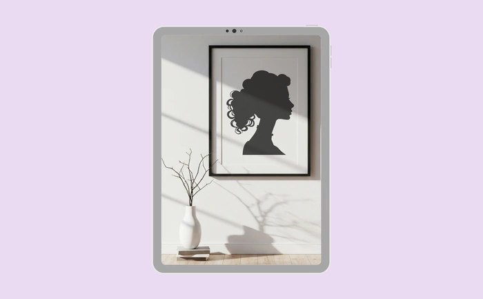 Wallpaper preview on tablet