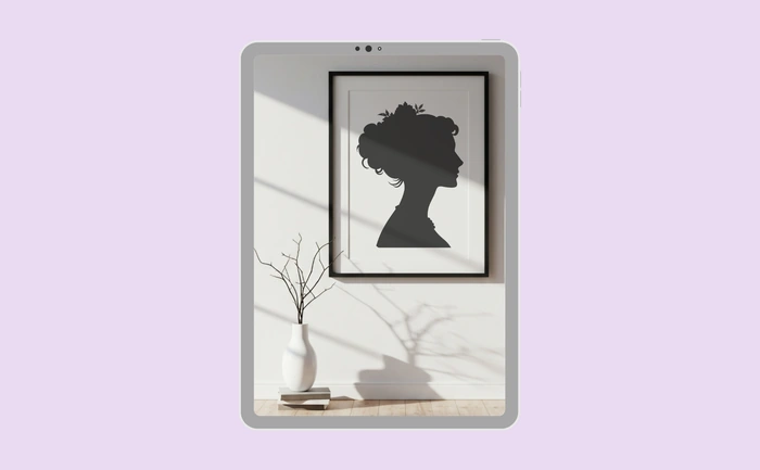 Wallpaper preview on tablet