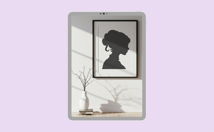 Wallpaper preview on tablet