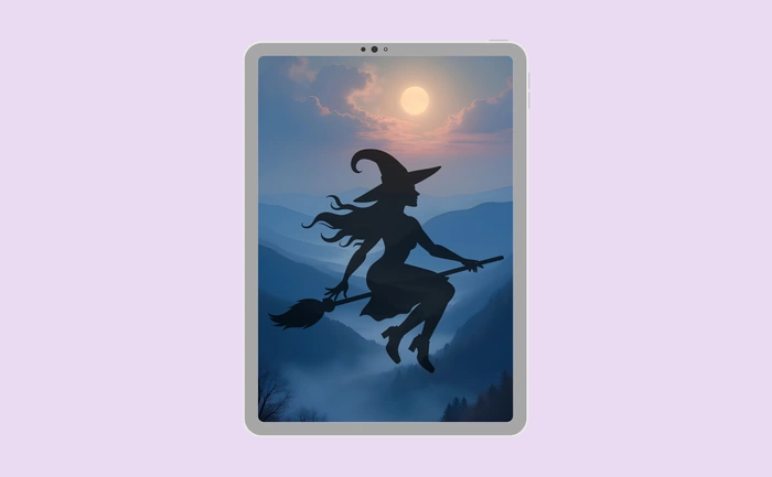 Wallpaper preview on tablet