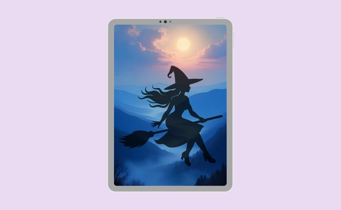 Wallpaper preview on tablet