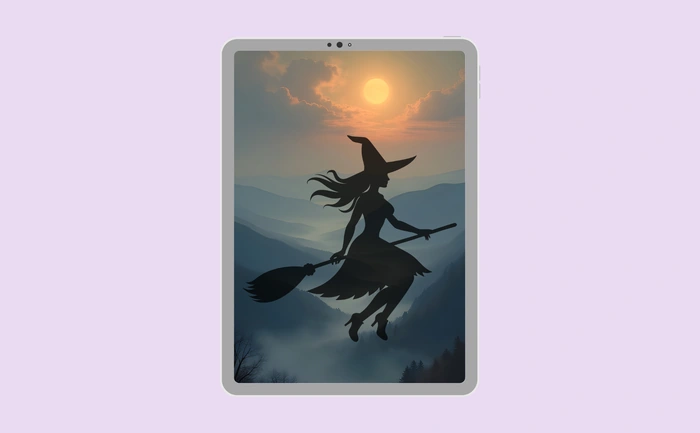 Wallpaper preview on tablet