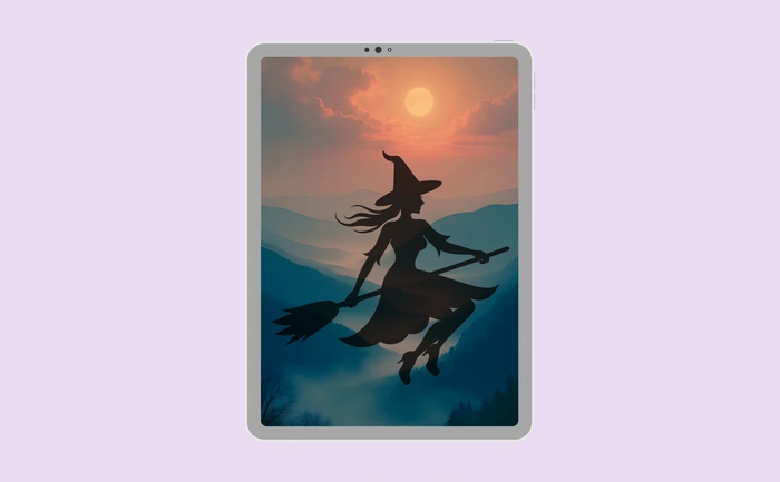 Wallpaper preview on tablet