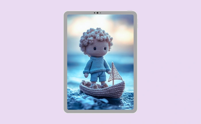 Wallpaper preview on tablet