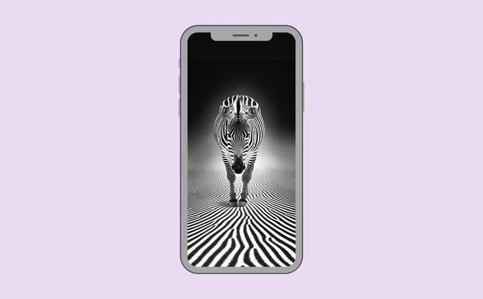 Wallpaper preview on smartphone