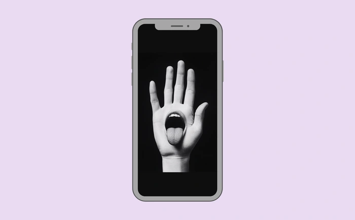 Wallpaper preview on smartphone