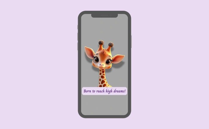 Wallpaper preview on smartphone