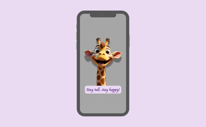 Wallpaper preview on smartphone