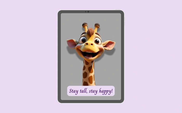 Wallpaper preview on tablet