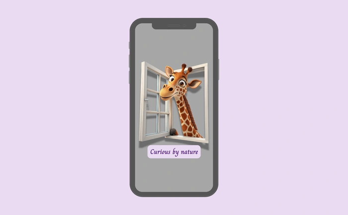 Wallpaper preview on smartphone