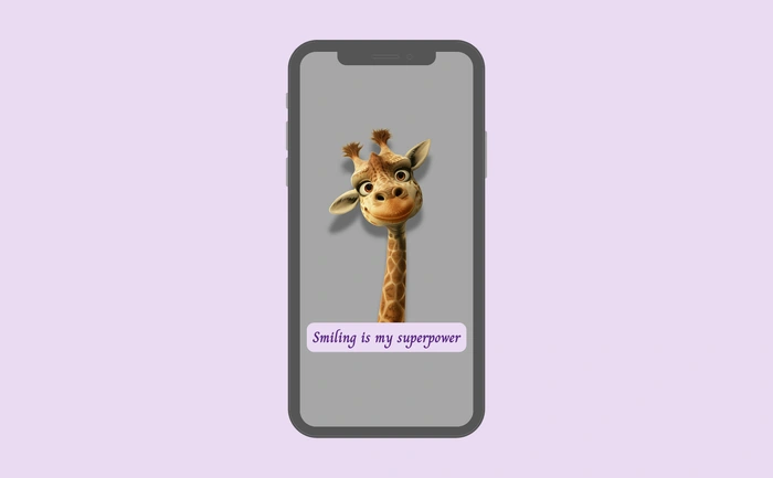 Wallpaper preview on smartphone