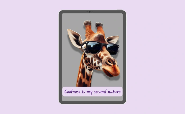 Wallpaper preview on tablet