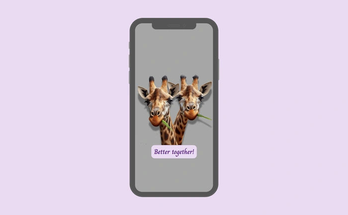 Wallpaper preview on smartphone