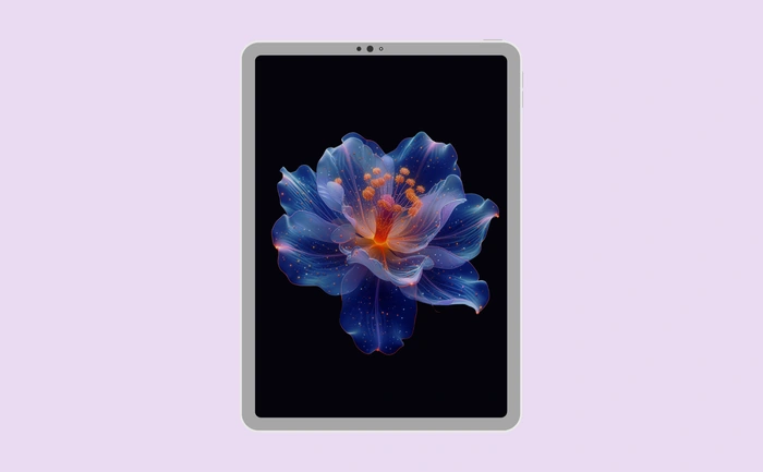 Wallpaper preview on tablet
