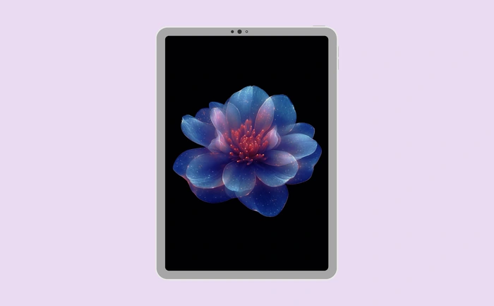 Wallpaper preview on tablet