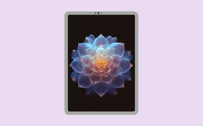 Wallpaper preview on tablet