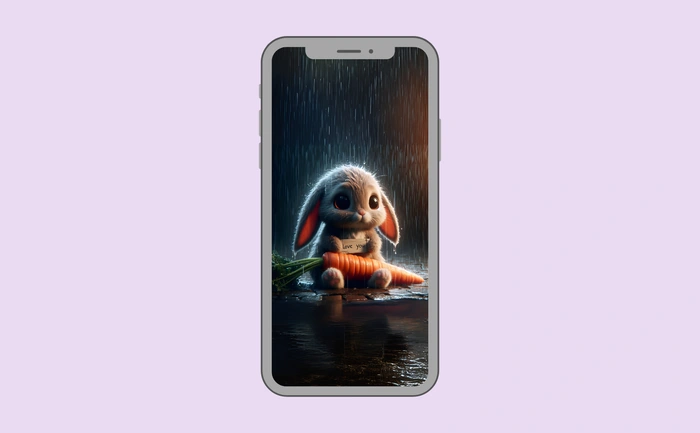 Wallpaper preview on smartphone
