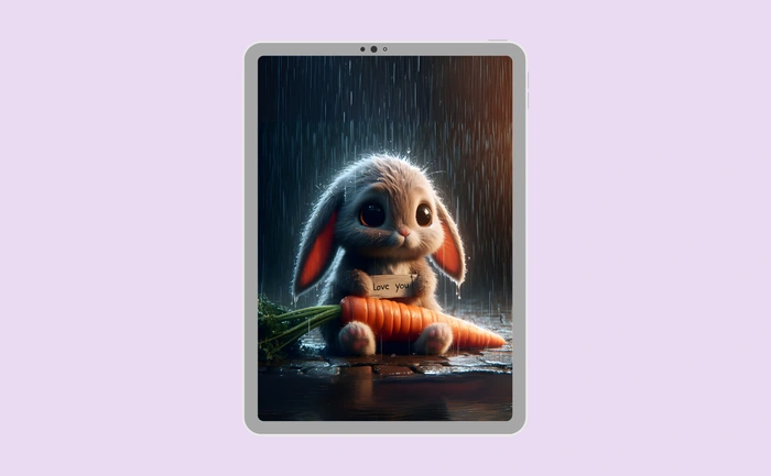 Wallpaper preview on tablet