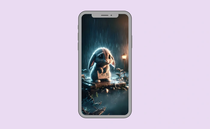 Wallpaper preview on smartphone