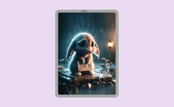 Wallpaper preview on tablet