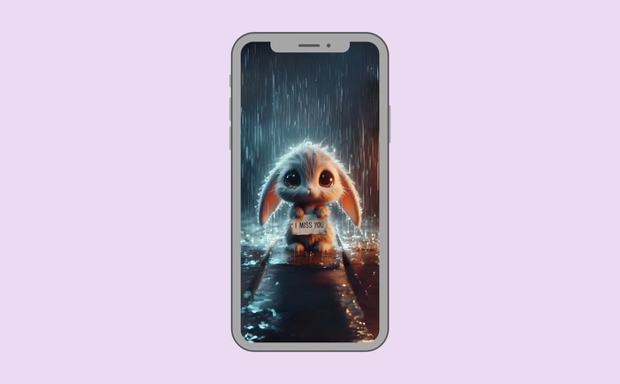 Wallpaper preview on smartphone