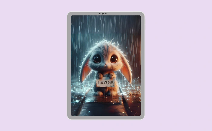 Wallpaper preview on tablet